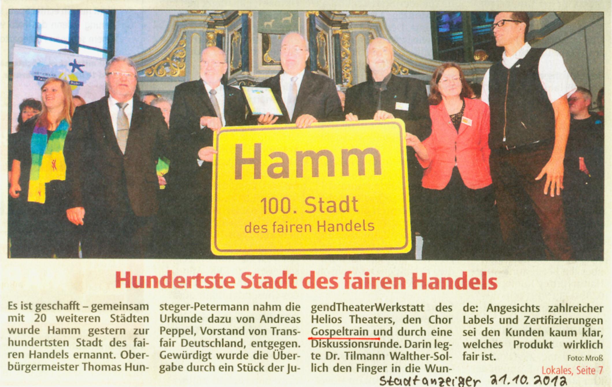 Quelle: Stadtanzeiger, Hamm